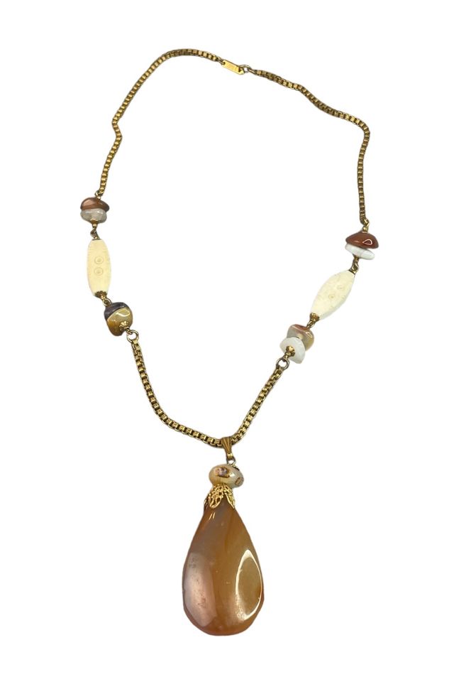 Vintage Miriam Haskell Beaded Chain Necklace Selected By Ankh By Racquel Vintage #1