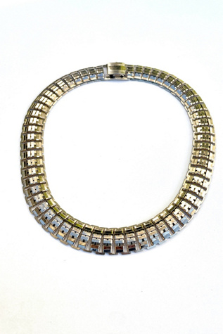 Vintage Coro Gold-Tone Collar Necklace Selected By Ankh By Racquel Vintage