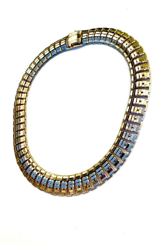 Vintage Coro Gold-Tone Collar Necklace Selected By Ankh By Racquel Vintage #1