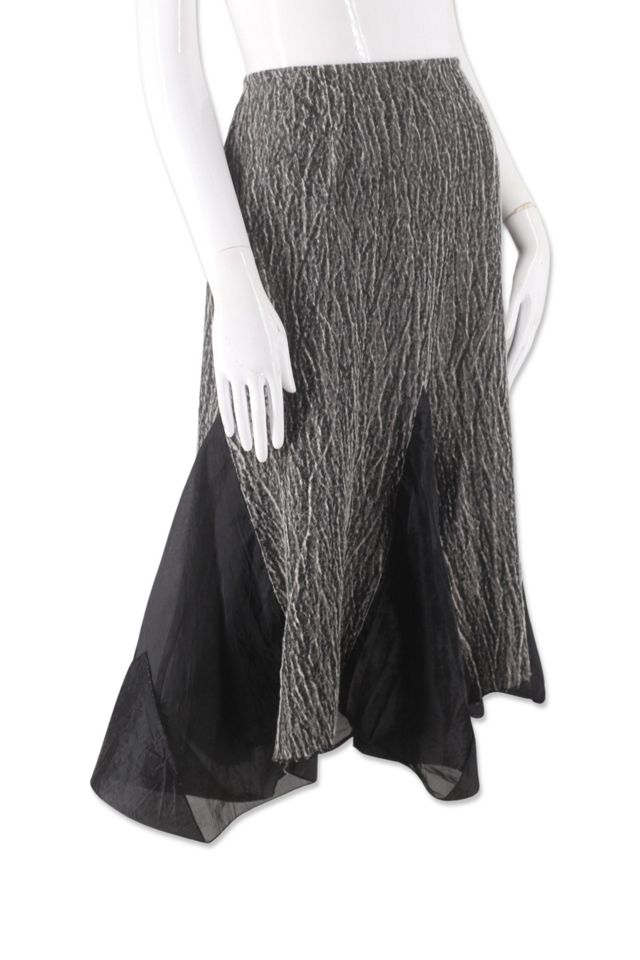 1990s Julie Son Paris Asymmetric Minimal Skirt Selected By Ritual Vintage #1