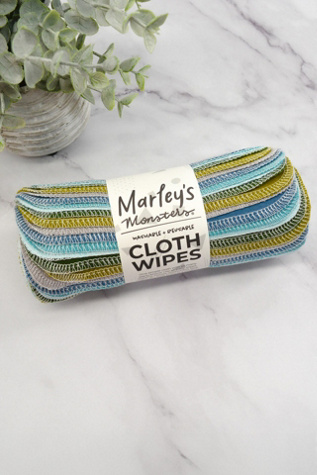 Marley's Monsters Cloth Wipes: Specialty Color Mixes at Free People in Blue, Size: S