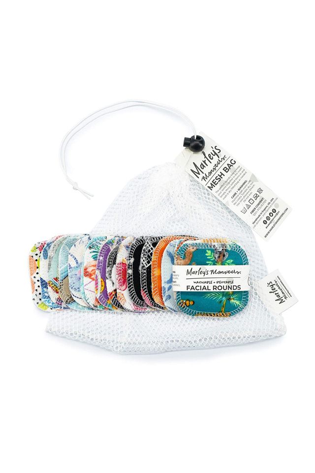 Marley's Monsters Mesh Laundry Bag & Facial Rounds Set - 20 Count #1