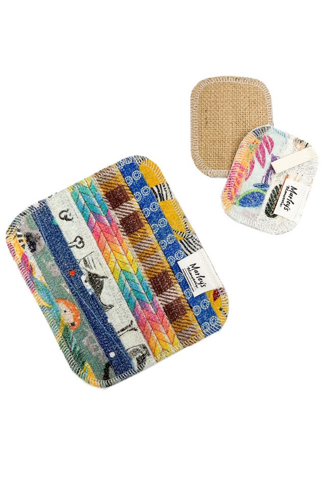 Marley's Monsters Scrap Felt Scrubber Set #3