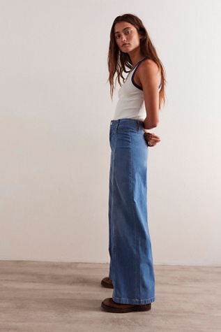 We The Free Libre Wide-Leg Jeans at Free People in Goodie Goodie, Size: 29 S