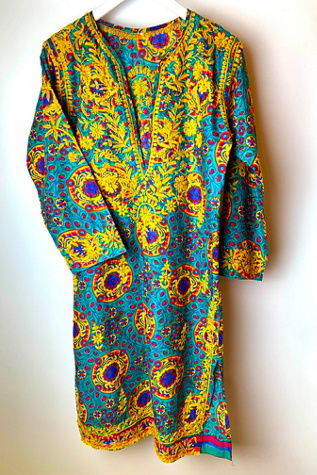 Vintage Embroidered Caftan Selected by Nomad Vintage