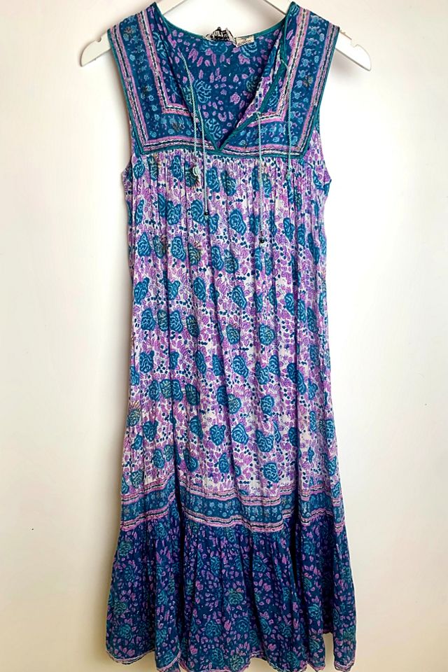 Vintage Tissue Thin Bohemian Print Dress Selected by Nomad Vintage #3