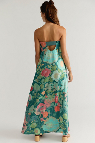 Женское платье Free People Botanical Maxi, цвет: Комбинированный, вариант 1 — фото 4