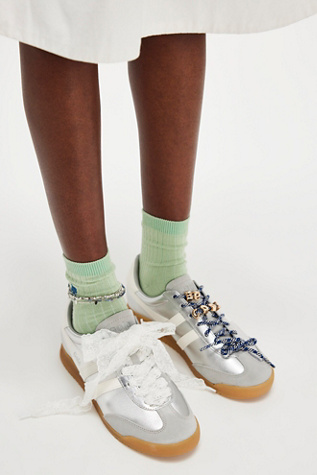 Gola Torpedo Glimmer Sneakers at Free People in Silver/Off White, Size: US 9