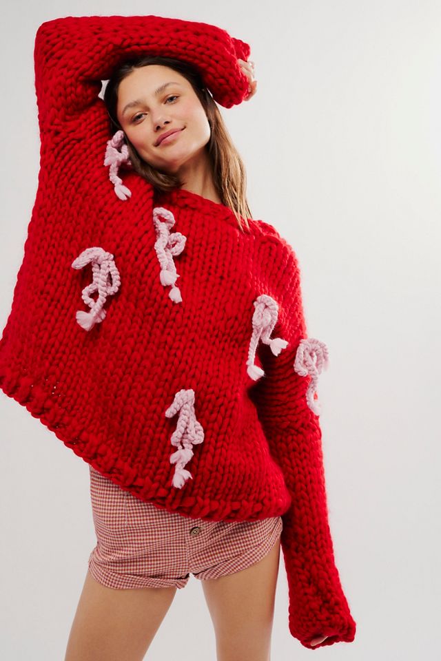 Hope Macaulay Red Bow Sweater