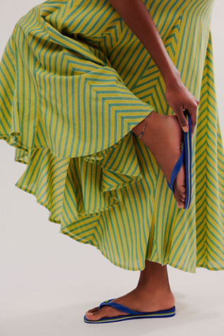 Havaianas Brazil Flip Flops at Free People in Blue, Size: L