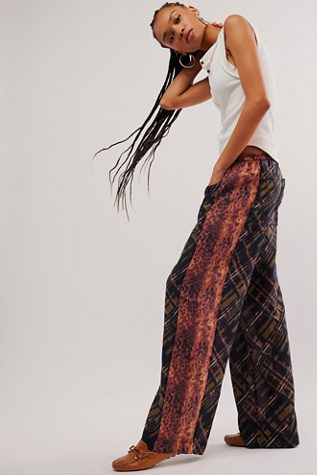 Hudson Canyon Printed Trousers at Free People in Animal Print, Size: XL