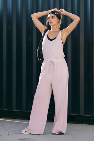 One To Beat Sleeveless Onesie by FP Movement at Free People, Mauve, S