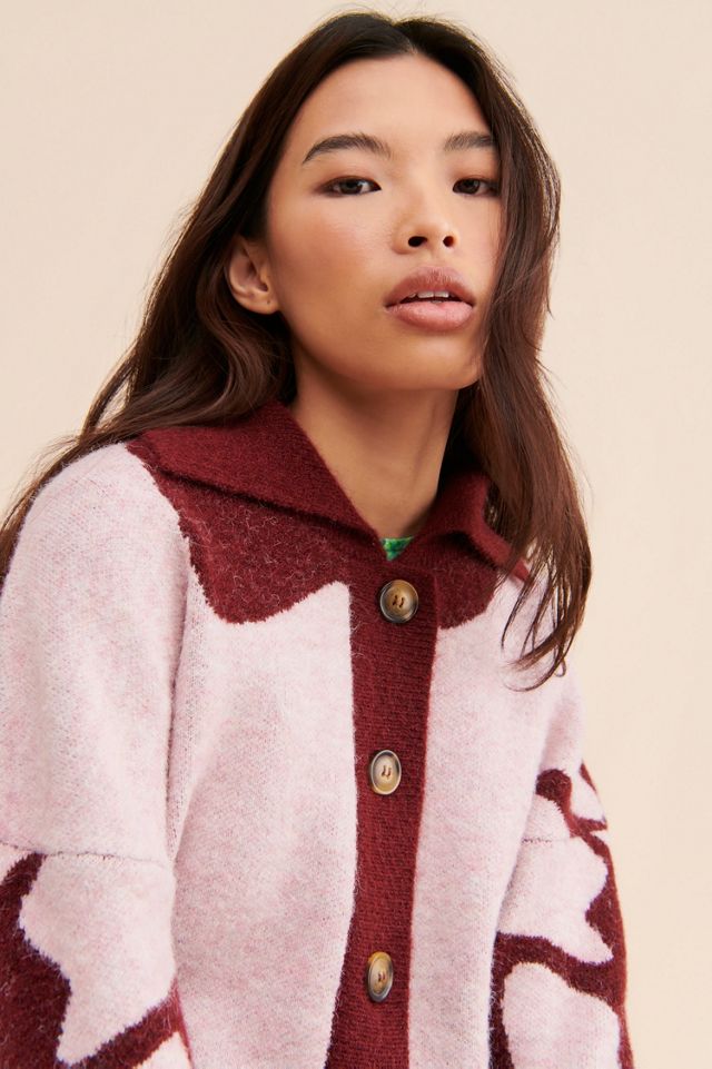 Damson Madder Ecru Knit Cardigan #2