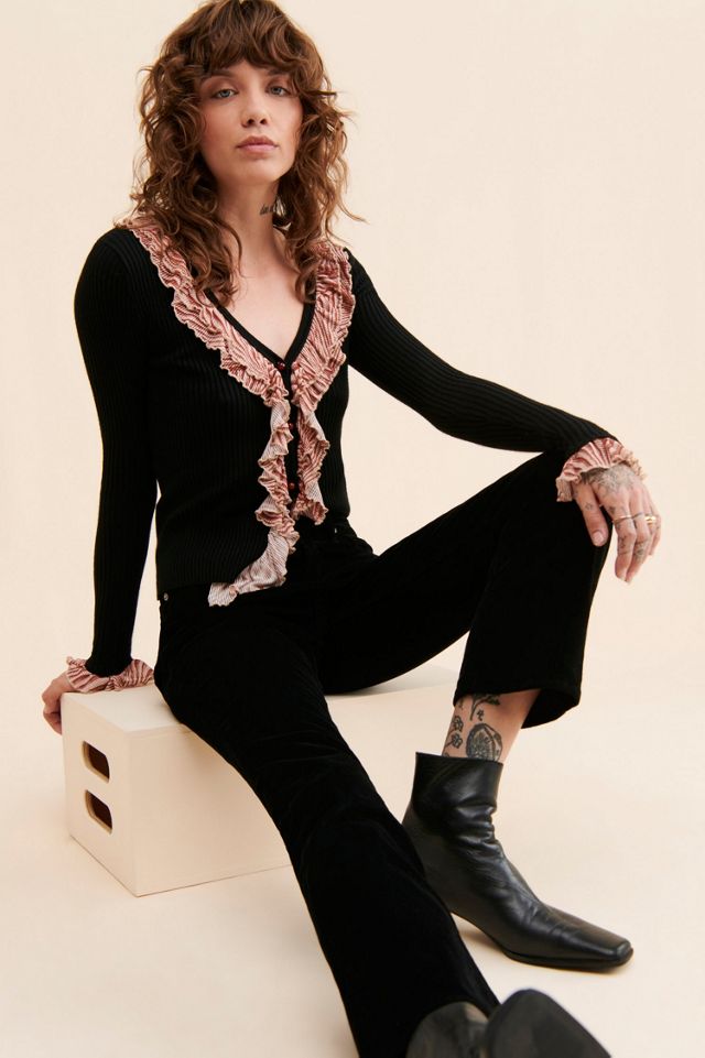 NOEND Denim Farrah Corduroy Kick Flare Pants #3