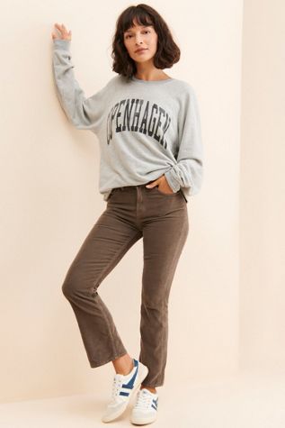 NOEND Denim Farrah Corduroy Kick Flare Pants