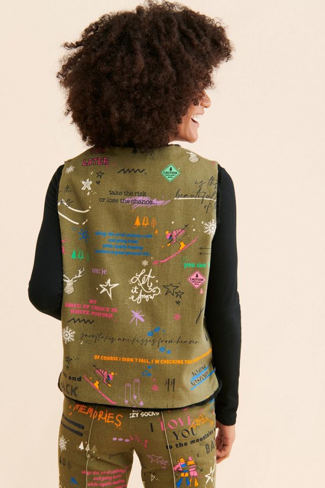 Vilagallo Naomi Apres Ski Reversible Vest #1