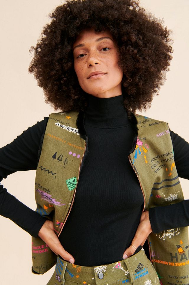 Vilagallo Naomi Apres Ski Reversible Vest #2