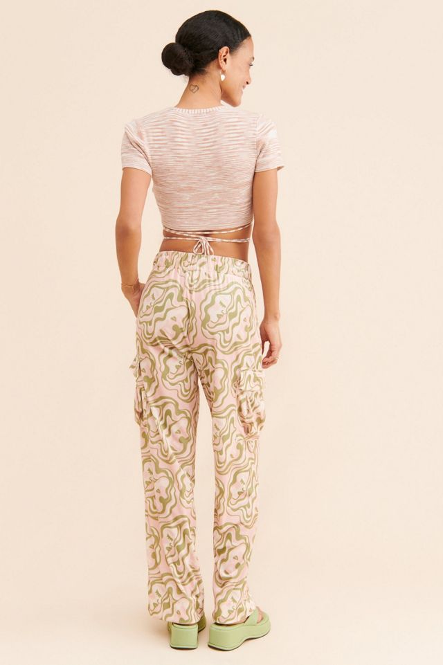 Dazey LA Velvet Cargo Pants #1