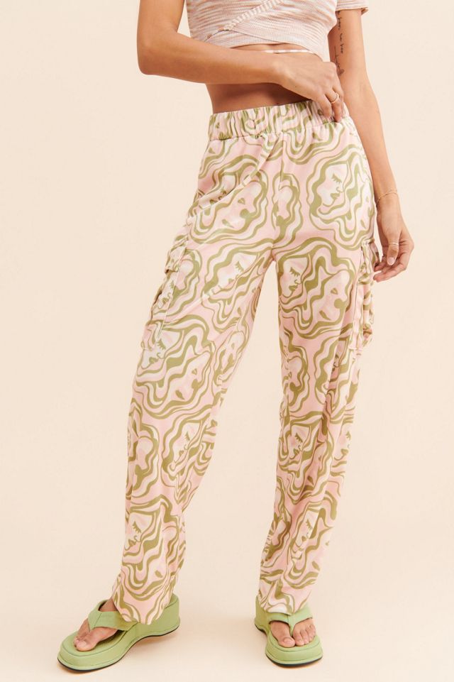 Dazey LA Velvet Cargo Pants #2