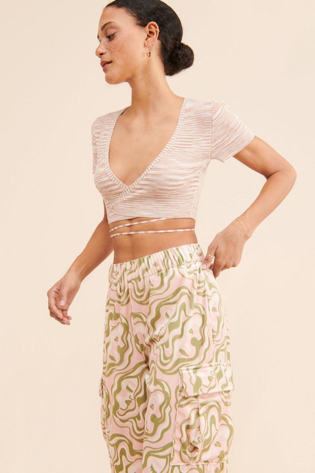 Dazey LA Velvet Cargo Pants #3