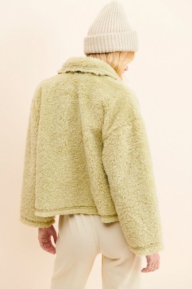 Moon River Sherpa Collared Jacket #1