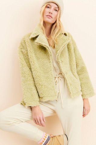 Moon River Sherpa Collared Jacket