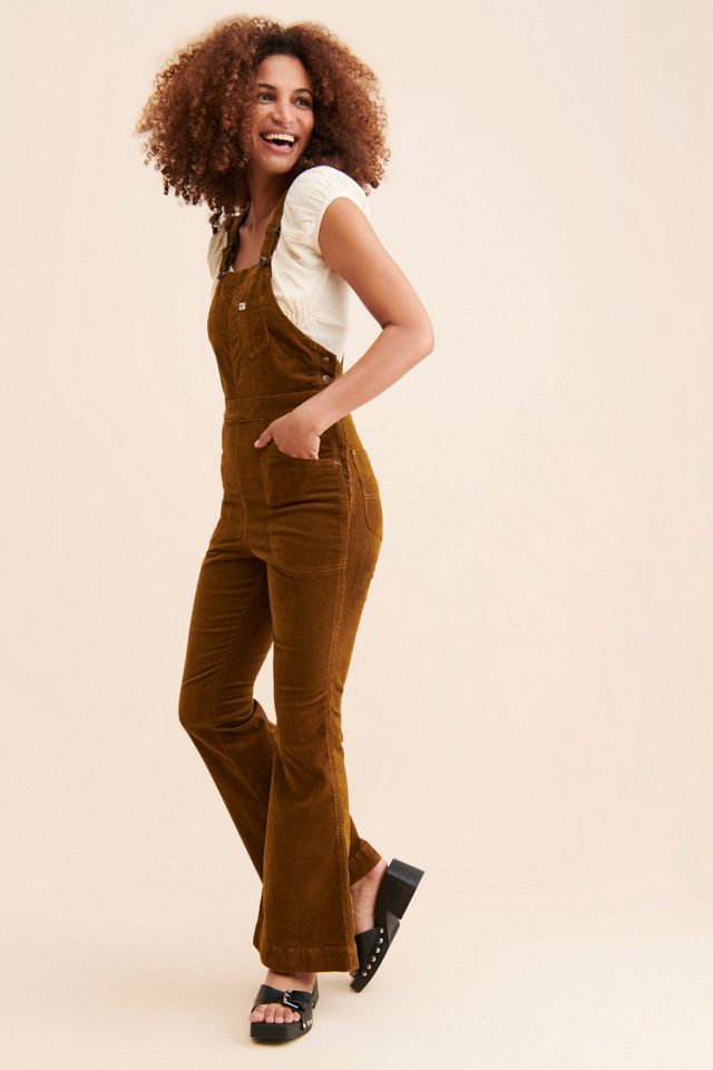Lee Vintage Corduroy Factory Flare Overalls