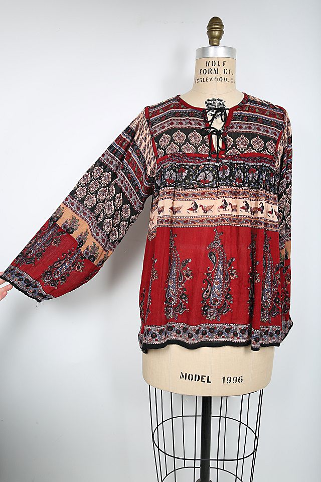 Vintage blúz - Bohém Vintage blúz - Bohém