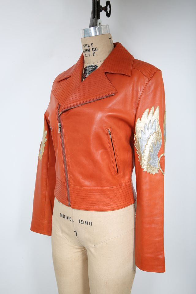 80s 90s North Beach Leather Angel Wing Jacket Selected by Love