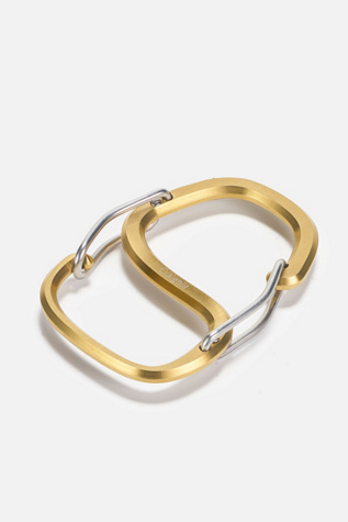 Craighill Coachwhip Carabiner by Free People in Gold