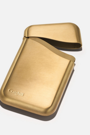 Craighill Summit Card Case by Free People in Gold
