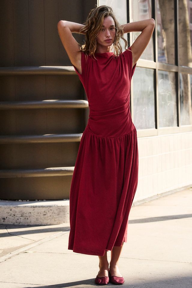 Sorella Drop-Waist Midi Dress #3
