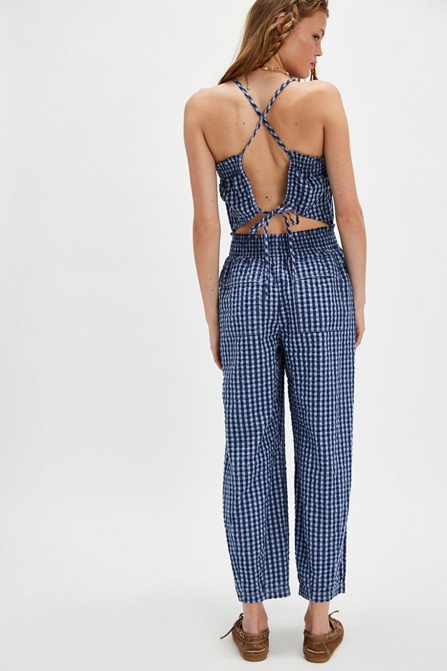 Retro Heatwave Gingham One-Piece #1