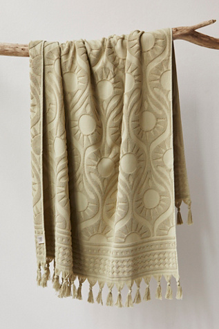 Soleil Soleil Sundown Towel at Free People in Sage