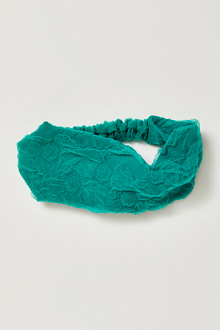 Solymar Soft Headband at Free People in Blue Pearl