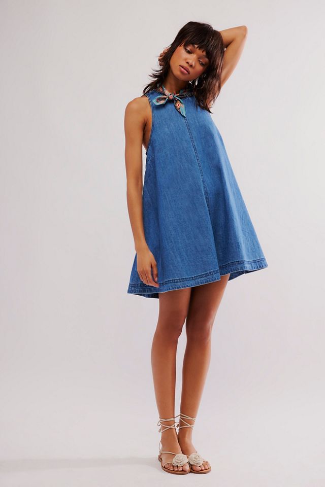 Susie Denim Mini Dress #3
