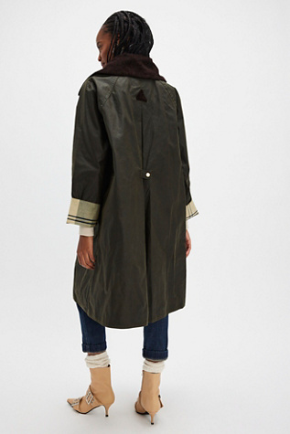 Free People Barbour Ebberston Waxed Jacket | Pacific City
