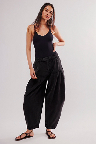 Sarina Pleated Trousers at Free People in Black, Size: US 4