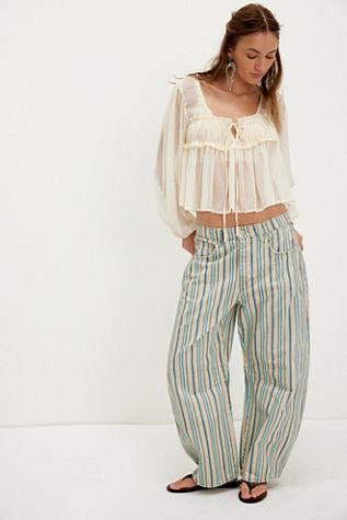 Rolla's Sailor Tencel Stripe Jeans | Free People