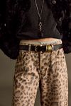 We The Free Good Luck Printed Barrel Jeans