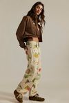 We The Free Good Luck Printed Barrel Jeans