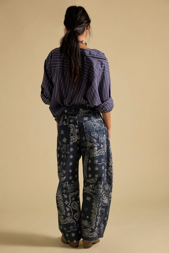 Jeans imprimés Good Luck We The Free #2