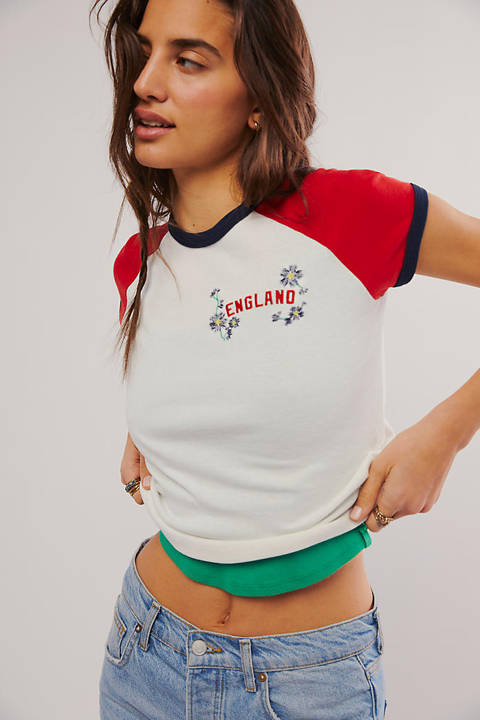 Embroidered National Sport Tee