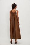 Machu Barrel Midi Dress