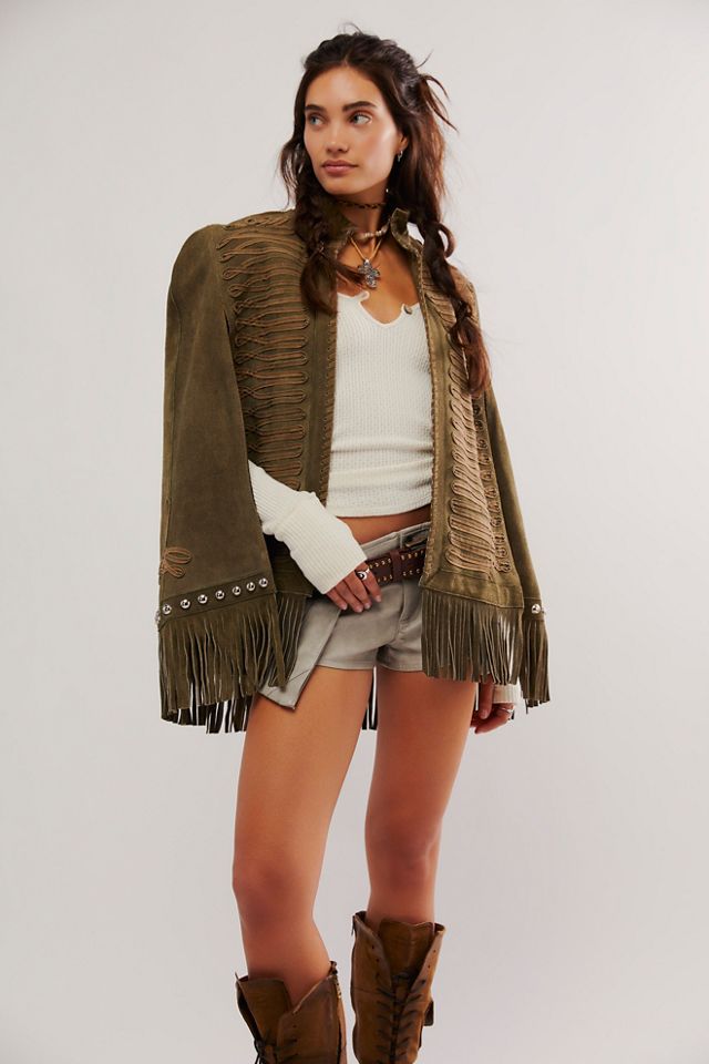 FP x Understated Leather Fringe Cape #3