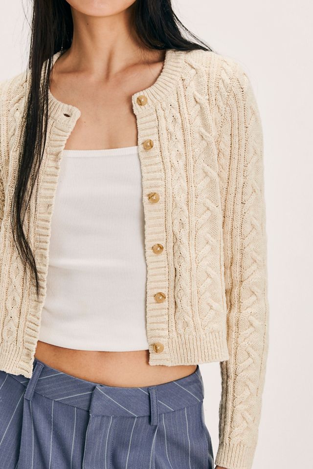 Cardigan Court Câble Denimist #3
