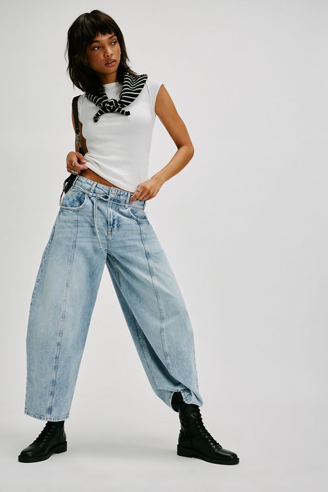 We The Free Ellipse Barrel Jeans #4