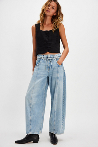 Free People ★ We The Free ★ CRVY Barrel Jeans CRVY Venus Barrel Jeans | Free People