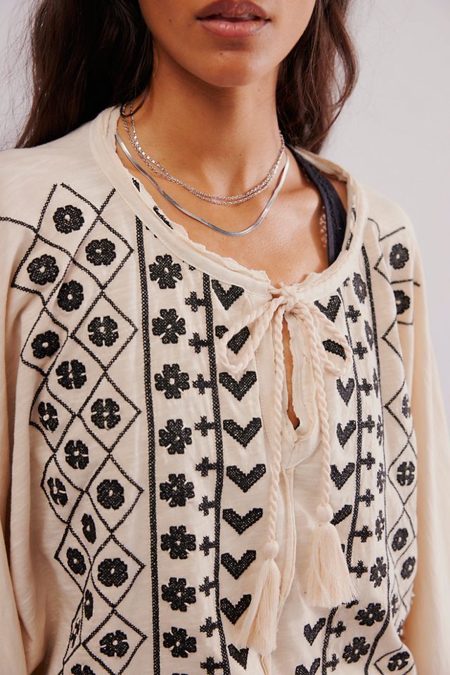 Savannah Embroidered Top main image 0