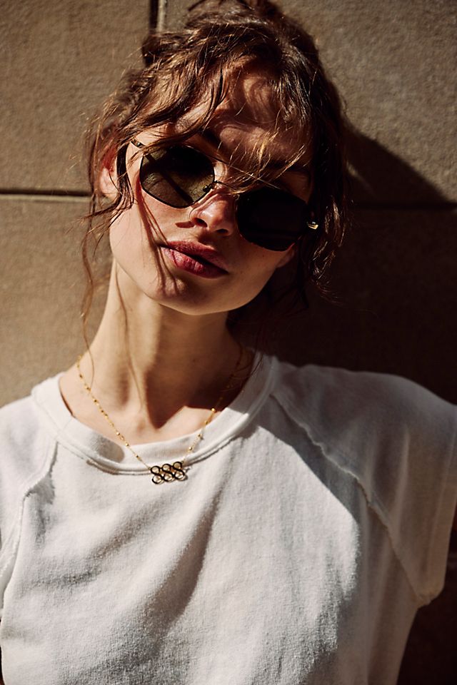 Karen Walker Pampel Metal Sunglasses | Free People Karen Walker Pampel Metal Sunglasses | Free People